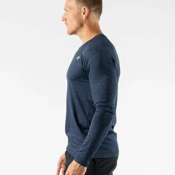 Run Rabbit California - EZ Tee Long Sleeve RM132 | XL | Heather Blue Eclipse - Picture 6 of 6